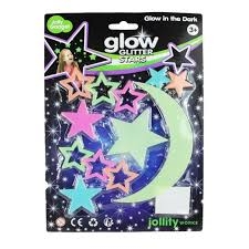 GLOW IN THE DARK GLITTER STARS ()